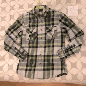 Oakley flannel long sleeve button down shirt